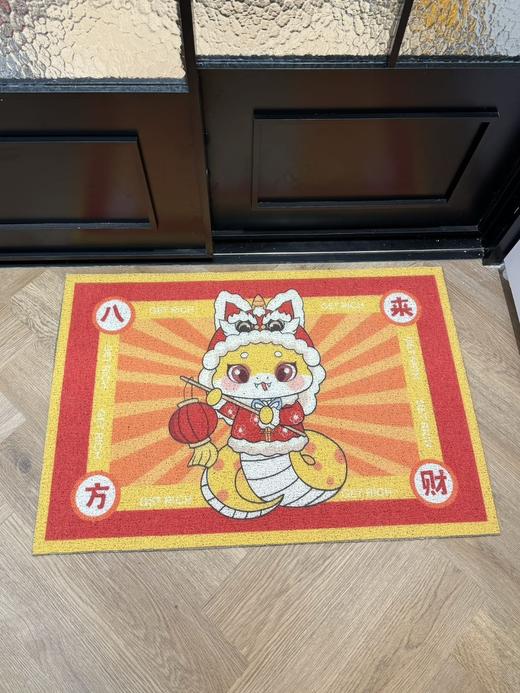 【YOOHOPE卡通蛇年8入户门垫】各种款式任选 新一年的仪式感，当然要从入户门垫开始 刮灰✅防滑✅不卡门✅可自由剪裁✅颜值在线🔜满足你的地垫的所有需求💯 商品图1