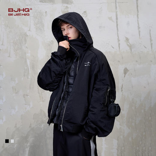 BJHG不计后果美式外套男秋冬款2024新款羽绒套装痞帅休闲情侣上衣 商品图0