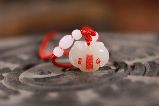 白玉宝宝锁，安乐如意，福祚绵长，玉质细腻 商品图1
