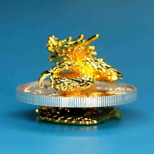 2024年喀麦隆祥龙降幅彩色纪念币！3D立体！ 商品图7