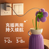 【花插花抽灯，笔筒玫瑰盆】一盏小灯，卧室氛围温馨。花朵可作手电筒，花瓶可作笔筒，小身材大能量，充插两用，续航持久。摆上这盏玫瑰灯，氛围感满满，把爱情洒满整个房间！ 商品缩略图2