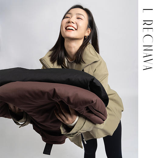 【超超超厚棉外套】拉链立领夹棉宽松外套 帅气夹克 男女同款 商品图2