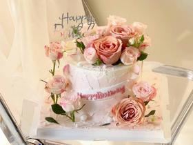 『繁花薇夏』女神鲜花蛋糕