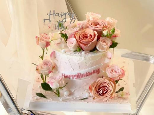 『繁花薇夏』女神鲜花蛋糕 商品图0