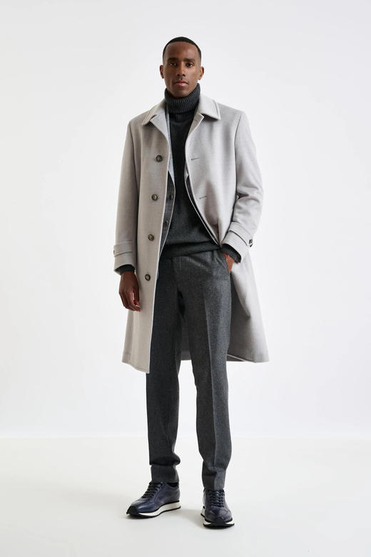 Scabal ZEUS 100%澳洲美丽诺羊毛520克重切斯菲尔德大衣 商品图0