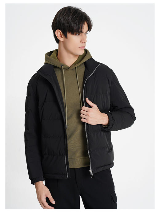 callisto黑色鹅绒羽绒服 商品图2