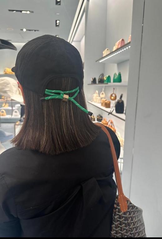 缪缪24新品柜子同步彩色抽绳棒球帽（AN） 商品图6