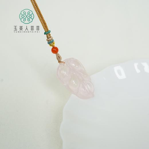 水晶叶子吊坠约25*40mm 商品图0