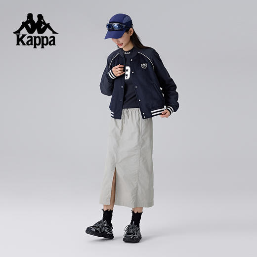 Kappa卡帕背靠背新款秋冬运动棉服女款复古休闲上衣保暖夹克外套K0F22MM03 商品图4
