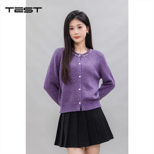 冬上新时尚气质清新优雅百褶摆裙3244048 商品图4