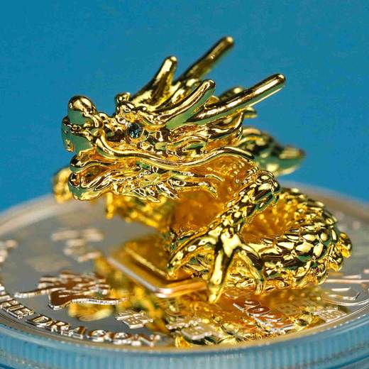 2024年喀麦隆祥龙降幅彩色纪念币！3D立体！ 商品图3