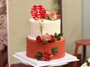『永结同心』订婚婚礼蛋糕 商品缩略图0