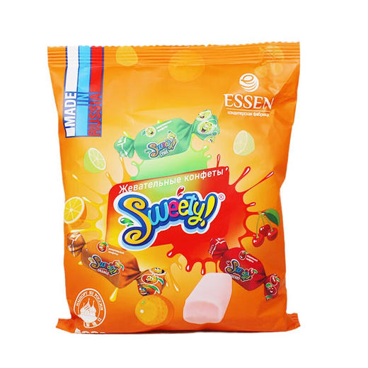 俄罗斯罗斯利德牌混合水果口味糖果402g/064540 独立包装节日送礼喜糖 商品图0