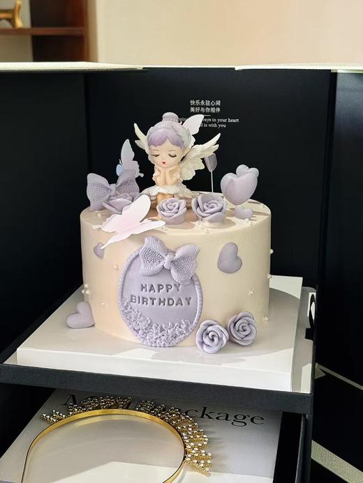 蛋糕定制—紫色小天使 商品图0
