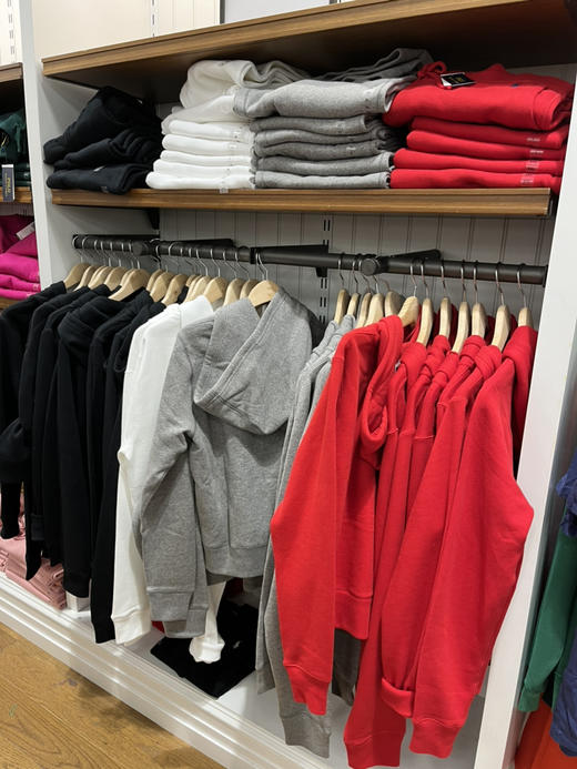 黑五特价！RL拉夫劳伦女款薄绒拉链帽衫 可配套 商品图0