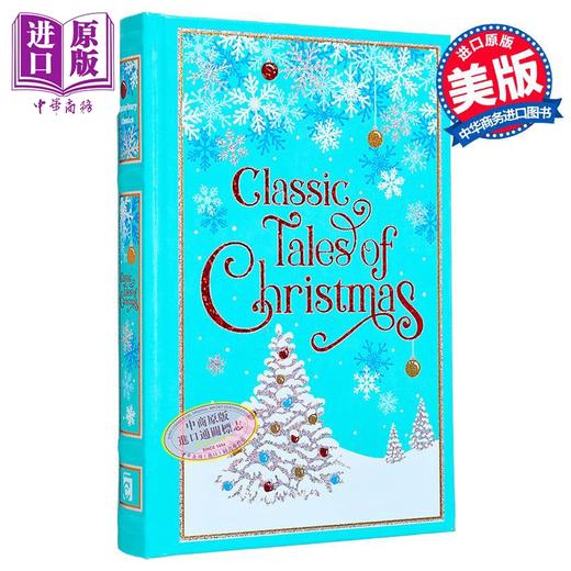【中商原版】皮面经典 经典圣诞故事 Leather Bound Classics Classic Tales of Christmas 英文原版 仿皮 Ken Mondschein 商品图0