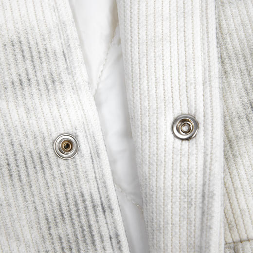 【新品上新】HX 冬季短款带帽棉服刺绣字母Z112440006102/03 商品图4