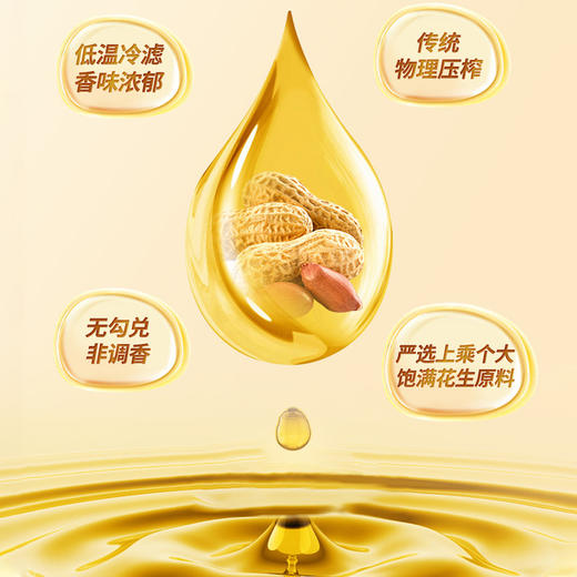 大荒印象初榨一级花生油5L 商品图1