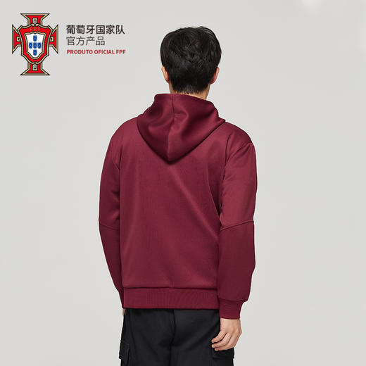 【官方正版】葡萄牙国家队 | 简约运动外套足球迷拉链连帽衫 商品图4