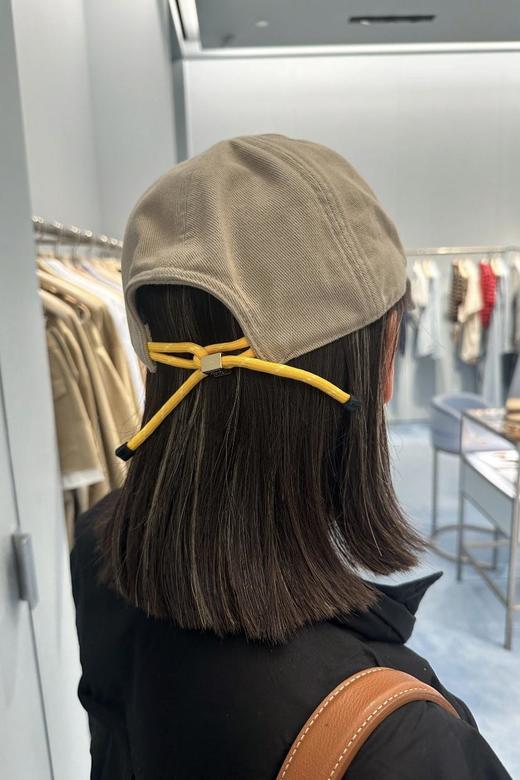 缪缪24新品柜子同步彩色抽绳棒球帽（AN） 商品图3