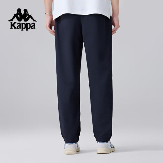Kappa卡帕背靠背新款运动长裤男款弹力裤直筒休闲裤复古针织裤子K0F12AK41 商品图4