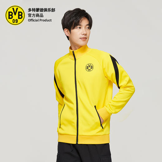【官方正版】多特蒙德足球俱乐部｜BVB立领外套运动拼接夹克 商品图1