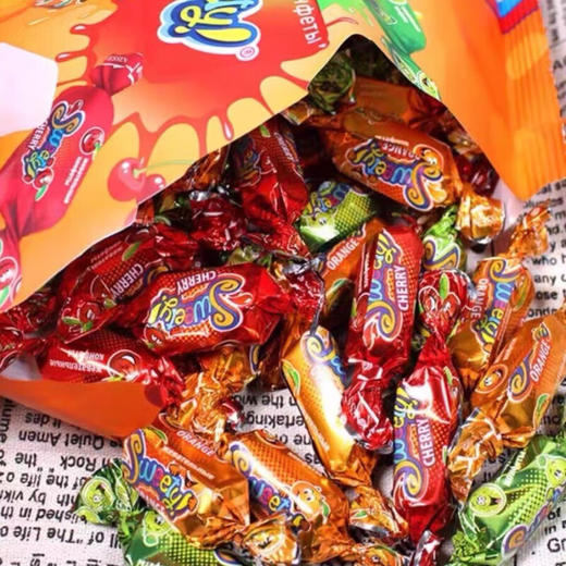 俄罗斯罗斯利德牌混合水果口味糖果402g/064540 独立包装节日送礼喜糖 商品图1