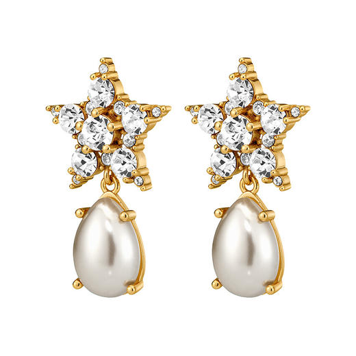 订购4周到｜Dyrberg Kern-HYDRA-星芒 珍珠 耳环［丹麦设计师］ 商品图0