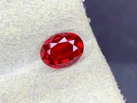 1.82ct刻面红宝石裸石