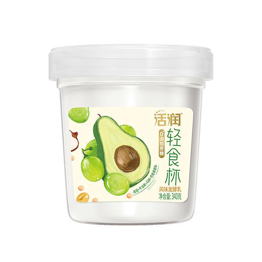 新希望活润轻食杯青提牛油果马蹄燕麦爆爆珠风味发酵乳340g*5杯【快递冷链发货】 商品图6