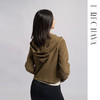 L RECNAVA [薄绒面料] 连帽拉链外套 坑条修身卫衣 商品缩略图5