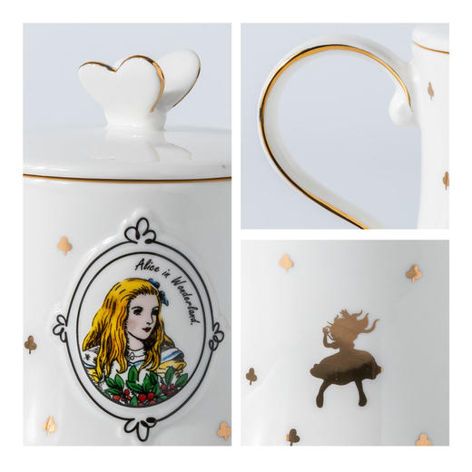 中国JOYYE爱丽丝漫游奇境杯-蝴蝶白色 商品图4