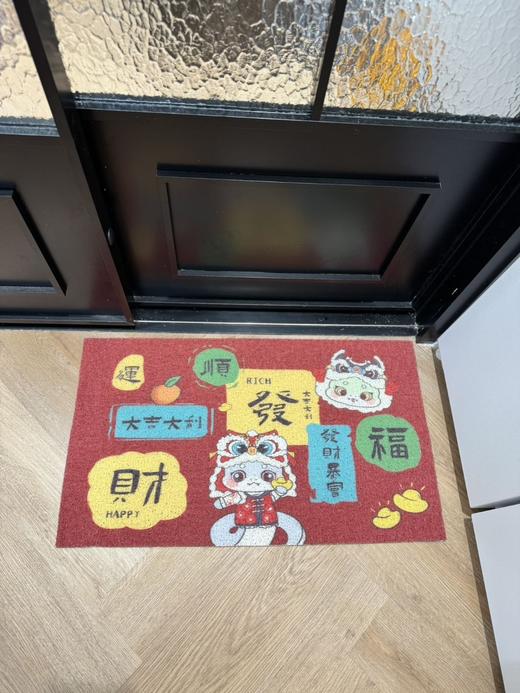 【YOOHOPE卡通蛇年8入户门垫】各种款式任选 新一年的仪式感，当然要从入户门垫开始 刮灰✅防滑✅不卡门✅可自由剪裁✅颜值在线🔜满足你的地垫的所有需求💯 商品图0