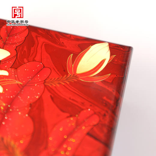 山西平遥非遗推光漆器手工彩绘首饰盒（6款可选）  复古高档梳妆盒新中式收纳盒非遗项目大漆 商品图3