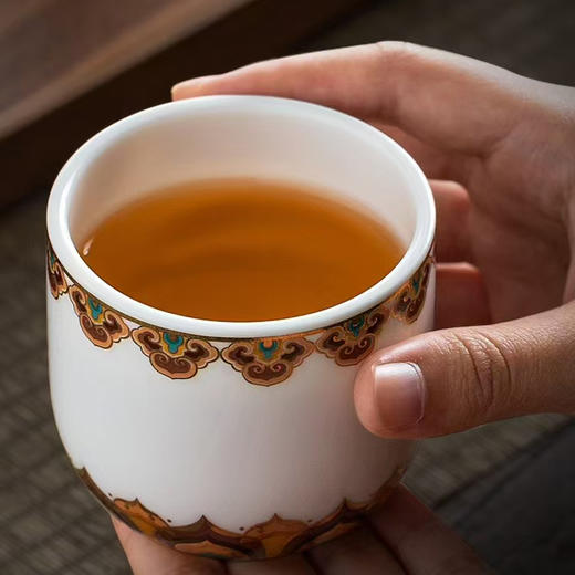 【一梦入敦煌 一眼望千年】敦煌印象旅行茶具、主人杯、茶具套组，徐建勇老师签章 品质保证，堆金工艺 触感立体，精美包装 gao端豪礼 商品图3