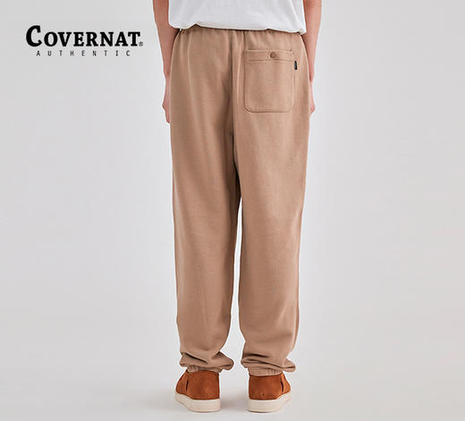 COVERNAT 情侣款卫裤男女2022年早秋新品束脚运动针织长裤CO2201PT20 商品图3