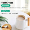 【舒适木质手柄】长轻 马克杯套装（杯子、杯盖、勺子） 480ml*1 釉面润泽手感温润 商品缩略图1
