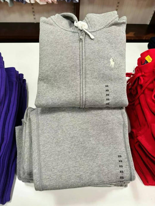 黑五特价！RL拉夫劳伦女款薄绒拉链帽衫 可配套 商品图13