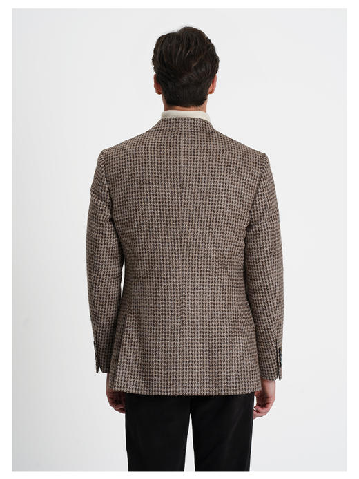 callisto大师系列咖啡色绵羊毛西服 商品图4