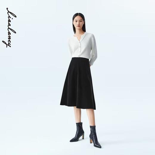 L2朗姿 复古风时尚半裙LCSP03VSK132B11 商品图0