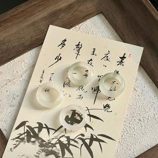 【敦煌金丝玉戒指】天山翠/桃花酿中式古风金丝玉戒指 商品图2