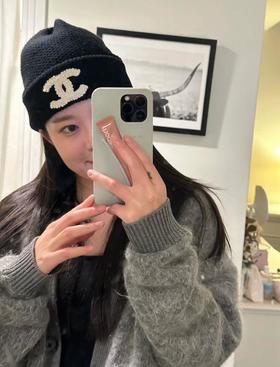 香奈儿24针织毛线帽chane冷帽爆单品羊绒材质（CO）