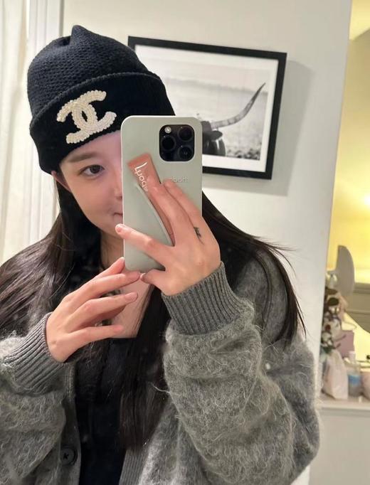 香奈儿24针织毛线帽chane冷帽爆单品羊绒材质（CO） 商品图0