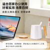 【舒适木质手柄】长轻 马克杯套装（杯子、杯盖、勺子） 480ml*1 釉面润泽手感温润 商品缩略图4