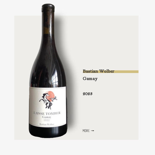 Bastian Wolber Gamay 2023巴斯蒂安沃伯酒庄佳美干红2023 商品图0