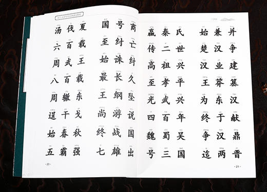 幼儿大字中华经典诵读教材 三字经 百家姓 商品图1