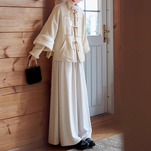 裁缝学苑AQ391弓袋袖短衫方领外套汉元素外套改良宋裤套装纸样服装打板 商品图3