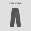 ROMI STUDIO“去繁就简”德绒软糯松紧腰弧形宽松休闲裤RW24WX41239 商品缩略图0