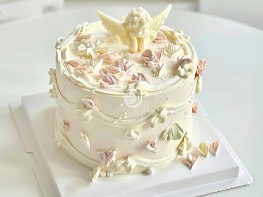 『天使与爱』创意生日蛋糕 商品图0