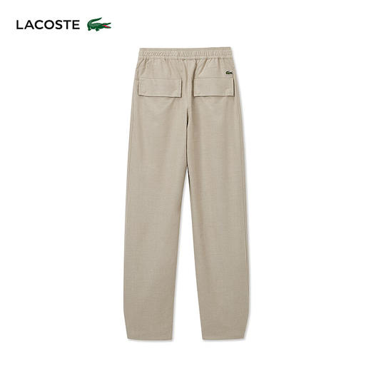 Lacoste法国鳄鱼女装新款时尚百搭休闲直筒裤长裤HF7449-10 商品图1